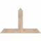 Ekena Millwork Portland Smooth Timber Gable Bracket, Douglas Fir, 48"W x 30"H x 1 1/2"D x 5 1/2"F, 15/12 Pitch GBW048X30X0206POR00SDF - alternate 1
